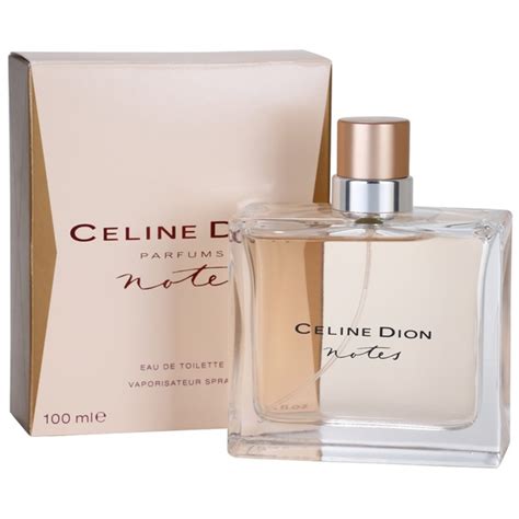 celine dion notes eau de toilette